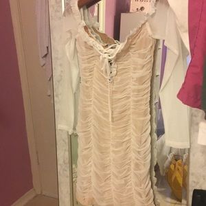 Off the shoulder bodycon mini dress